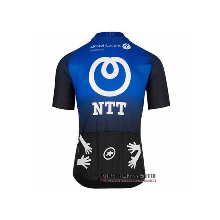 Abbigliamento NTT Pro Cycling 2020 Manica Corta e Pantaloncino Con Bretelle Blu Nero - Clicca l'immagine per chiudere